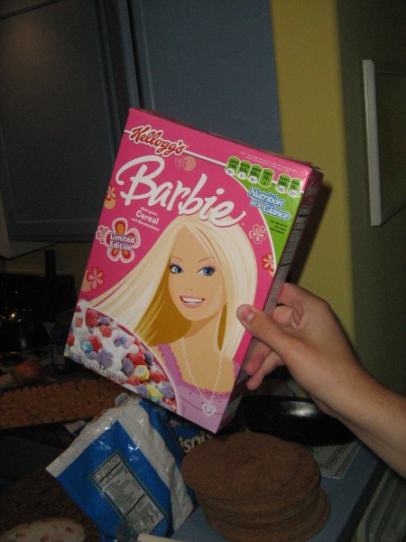 breakfast with barbie cereal