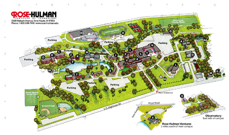 RHIT Campus Map