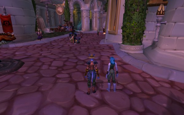 Kriysia and Desseral in Dalaran