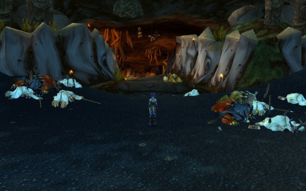 Kriysia, looking at the entrance to Stillpine Hold